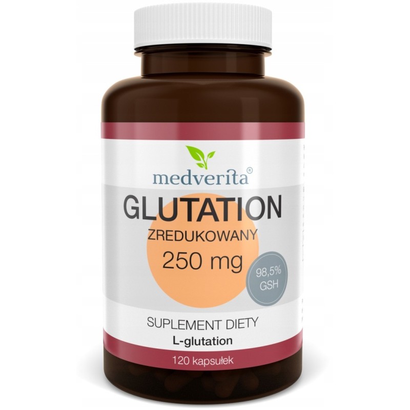 MEDVERITA Glutation 250mg 120kaps | ZREDUKOWANY