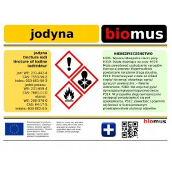 Jodyna 3% roztwór alkoholowy jodu 1l Biomus