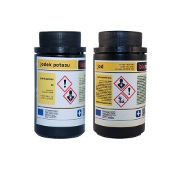 BIOMUS Jod Krystaliczny 100g + Jodek potasu 250g