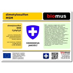 Dimetylosulfon Biomus MSM 500g