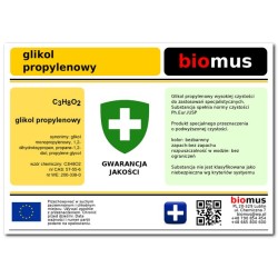 GLIKOL PROPYLENOWY 5l GLICERYNA roślinna 5 Biomus