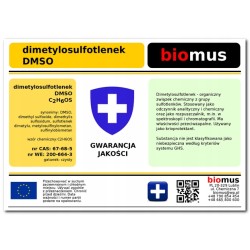 BIOMUS DMSO Dimetylosulfotlenek 500ml 0,5l szkło