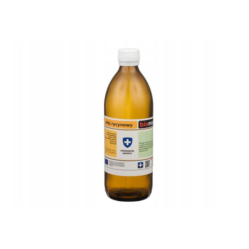 BIOMUS Olej Rycynowy Ph. Eur. 500ml castor oil