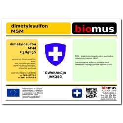 Dimetylosulfon Biomus MSM 1000g