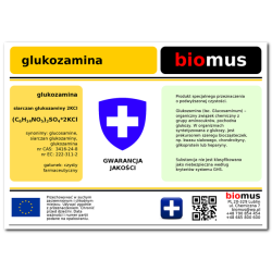 Biomus GLUKOZAMINA 100g CHONDROITYNA 50g MSM 100g