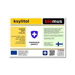 KSYLITOL fiński DANISCO cukier brzozowy 1kg BIOMUS