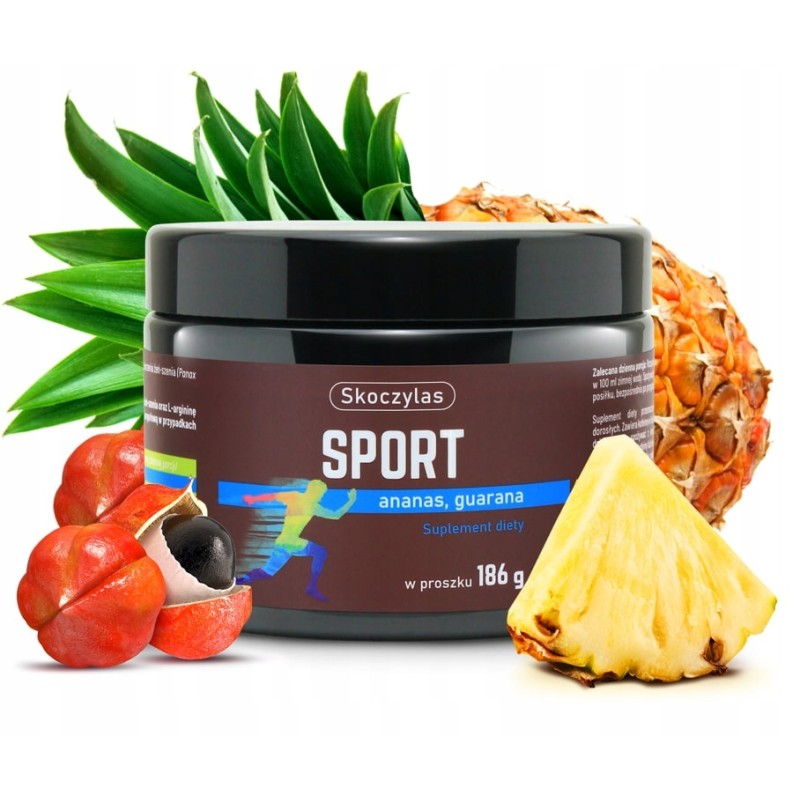 Skoczylas SPORT L-CYTRULINA L-ARGININA Ananas GUARANA Żeń-szeń