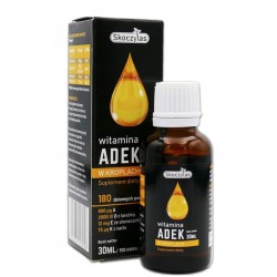 SKOCZYLAS ADEK WITAMINA A D3 E K2 MK-7 KROPLE 30ml