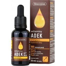 SKOCZYLAS ADEK WITAMINA A D3 E K2 MK-7 KROPLE 30ml