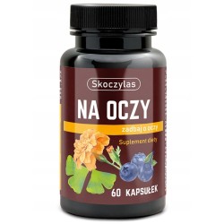 Na oczy Ginkgo Biloba SKOCZYLAS 60 kaps Luteina