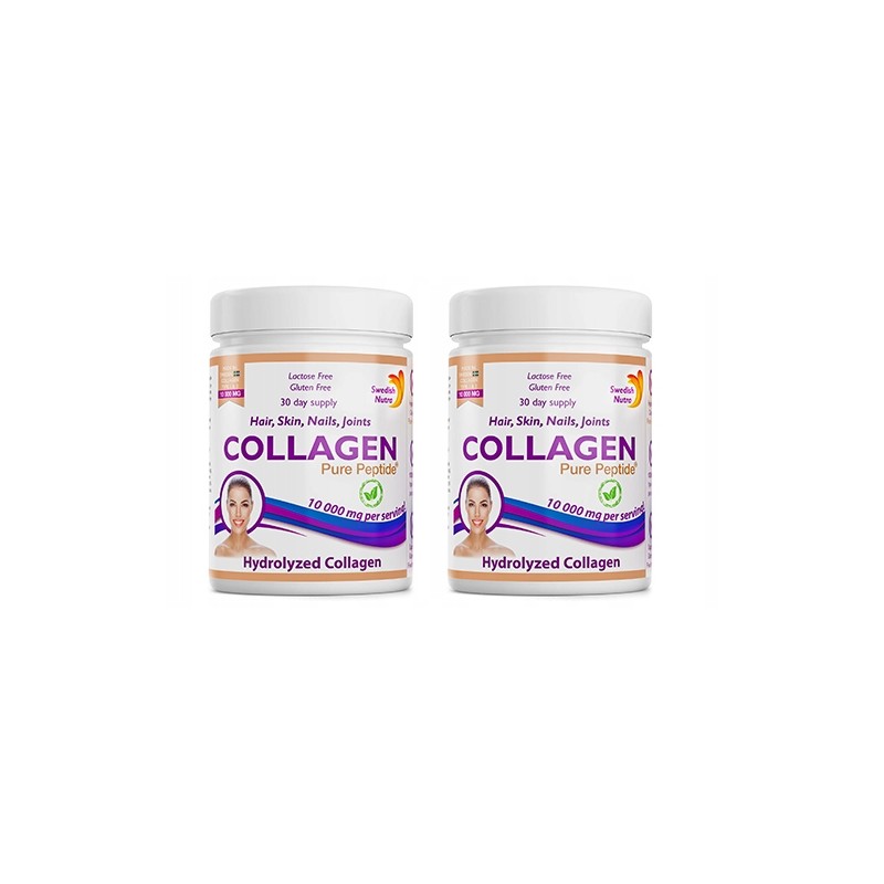 Swedish Nutra Collagen10000mg kolagen proszek ZESTAW 2SZT 600G