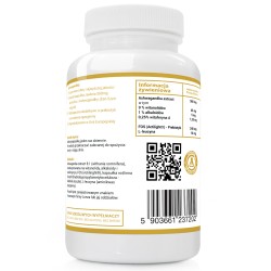 AltoPharma Ashwaganda Ekstrakt 500mg 120kaps. Stres Koncentracja Kortyzol