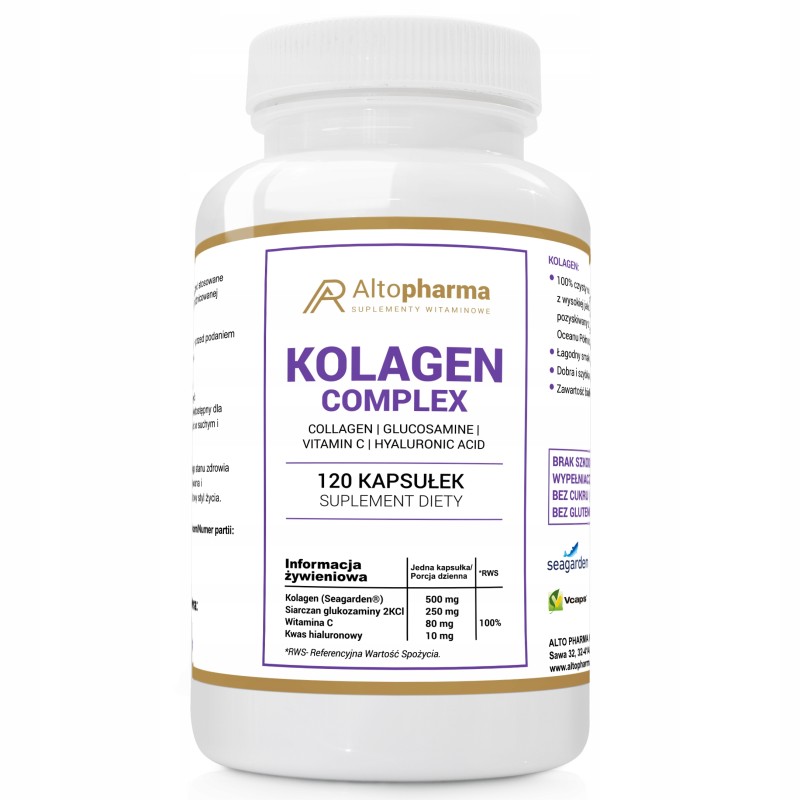 ALTOPHARMA KOLAGEN COMPLEX Kwas hialuronowy 120k