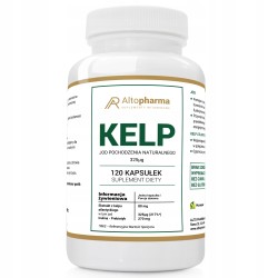 ALTO PHARMA KELP JOD NATURALNY 325mcg +PREBIOTYK WEGE 120 KAPS