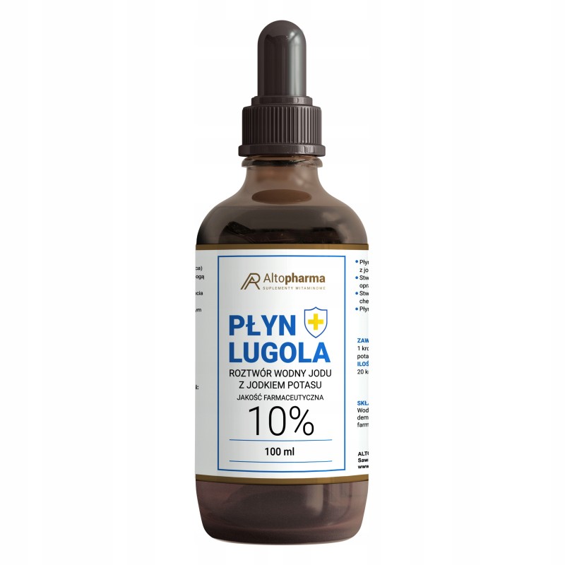 ALTO PHARMA Płyn Lugola 10% jod jodek potasu 100ml