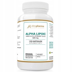 ALTO PHARMA KWAS ALFA - LIPONOWY ALA 600mg 120 k