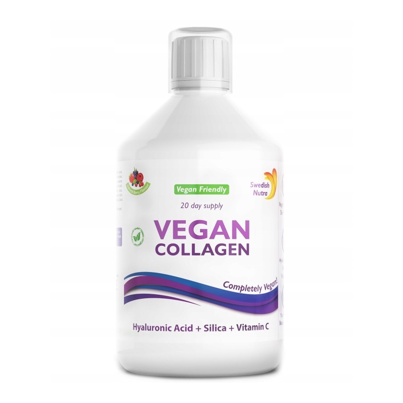 Swedish Vegan Collagen Kolagen Stawy Kości 500ml