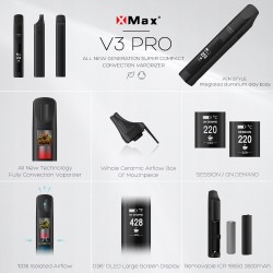 XMAX V3 PRO przenośny waporyzator do suszu CBD THC