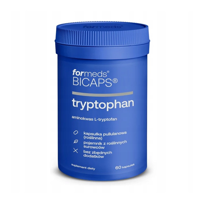 ForMeds BICAPS Tryptophan Depresja Stres Sen 60kap