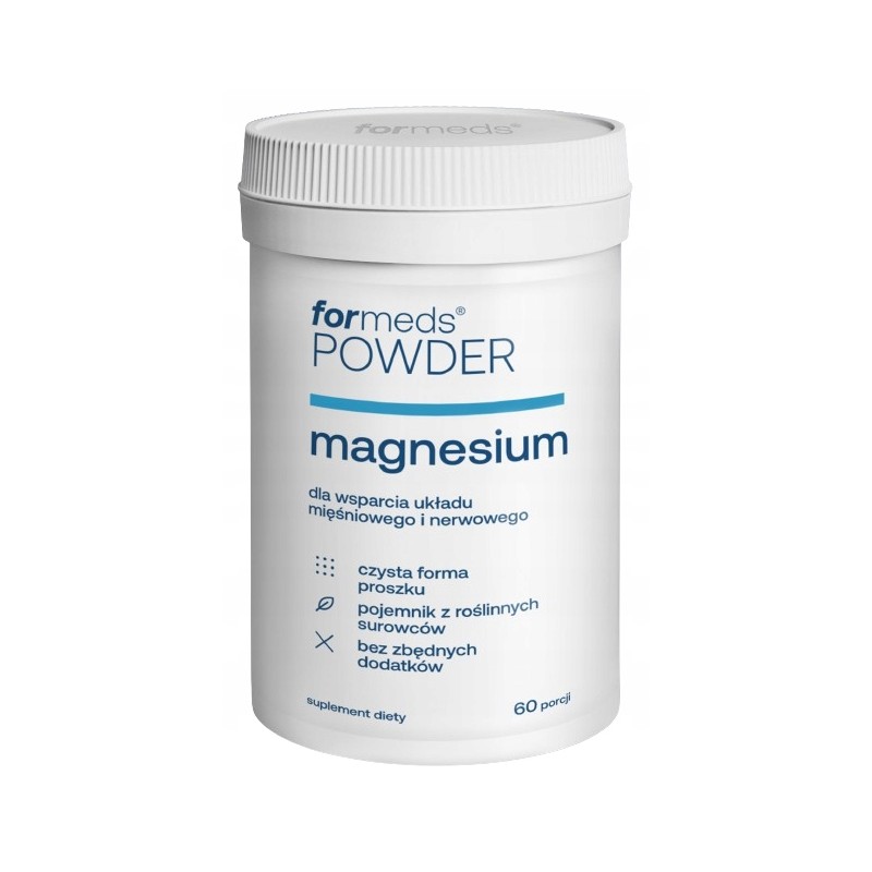 ForMeds POWDER Magnesium Mięśnie Układ nerwowy 60 porcji