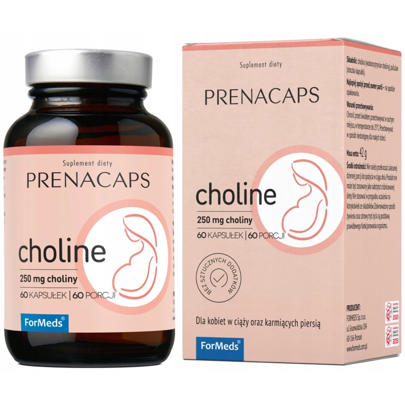 FORMEDS PRENACAPS CHOLINE Supleme diety 60kapsułek