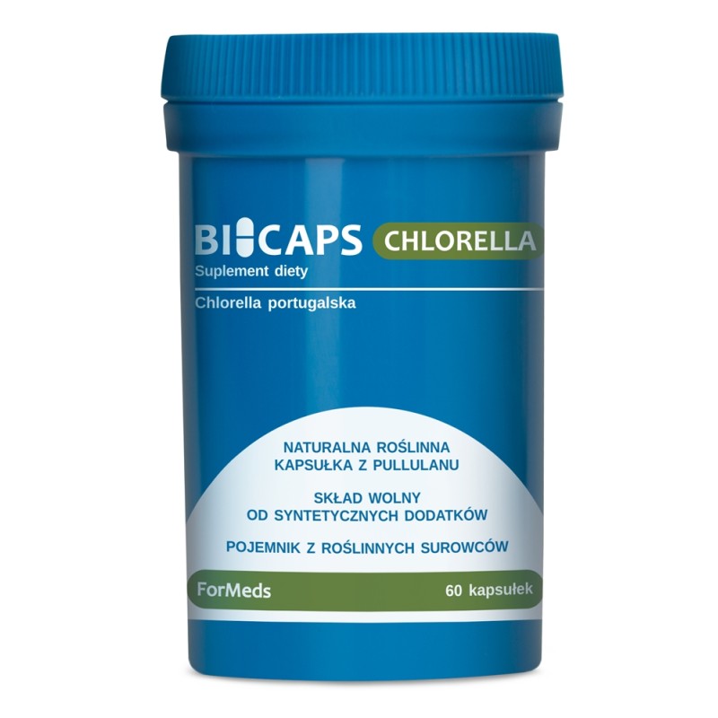 Chlorella Portugalska 530mg 60 kaps ForMeds Bicaps