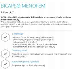 BICAPS MenoFEM ForMeds 5 składników MENOPAUZA