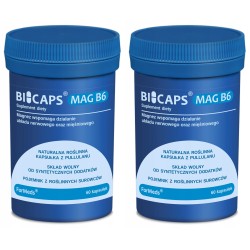 2x ForMeds Bicaps Magnez B6 kapsułki 60szt.