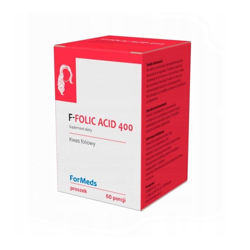 FORMEDS KWAS FOLIOWY F-FOLIC ACID 400 w proszku