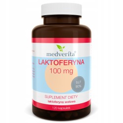 Medverita Laktoferyna 90% 100Mg 120Kaps Blf Z Mleka