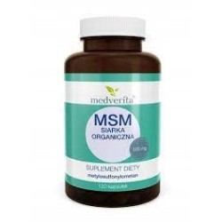 Medverita MSM Metylosulfonylometan siarka 500 mg