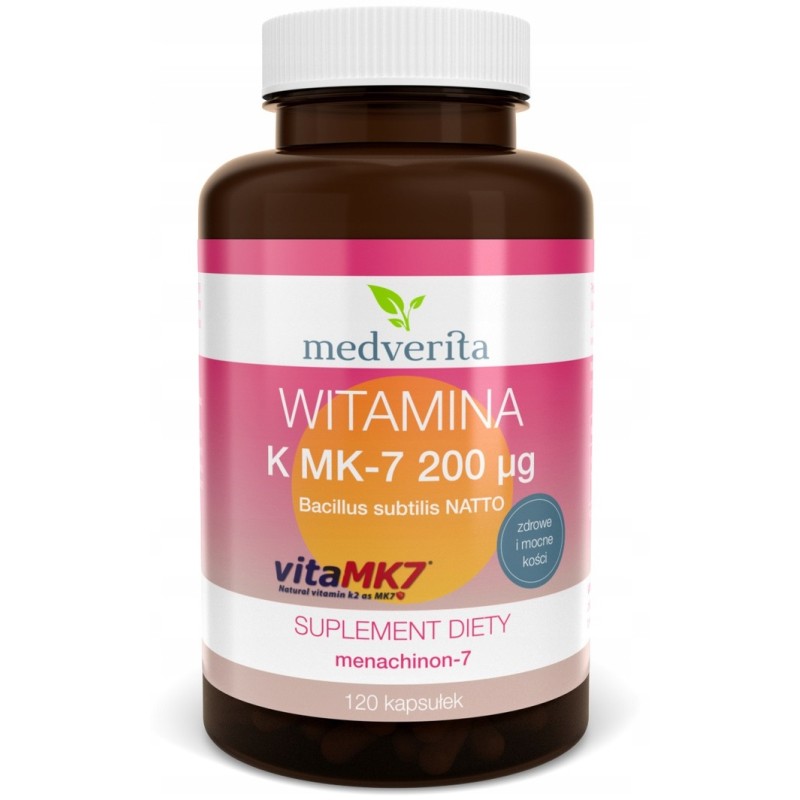 MEDVERITA WITAMINA K2 K2MK7 120k 200 ug | KOŚCI