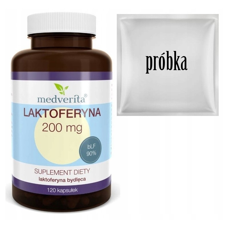 Medverita Laktoferyna FORTE 200mg Odporność 120k