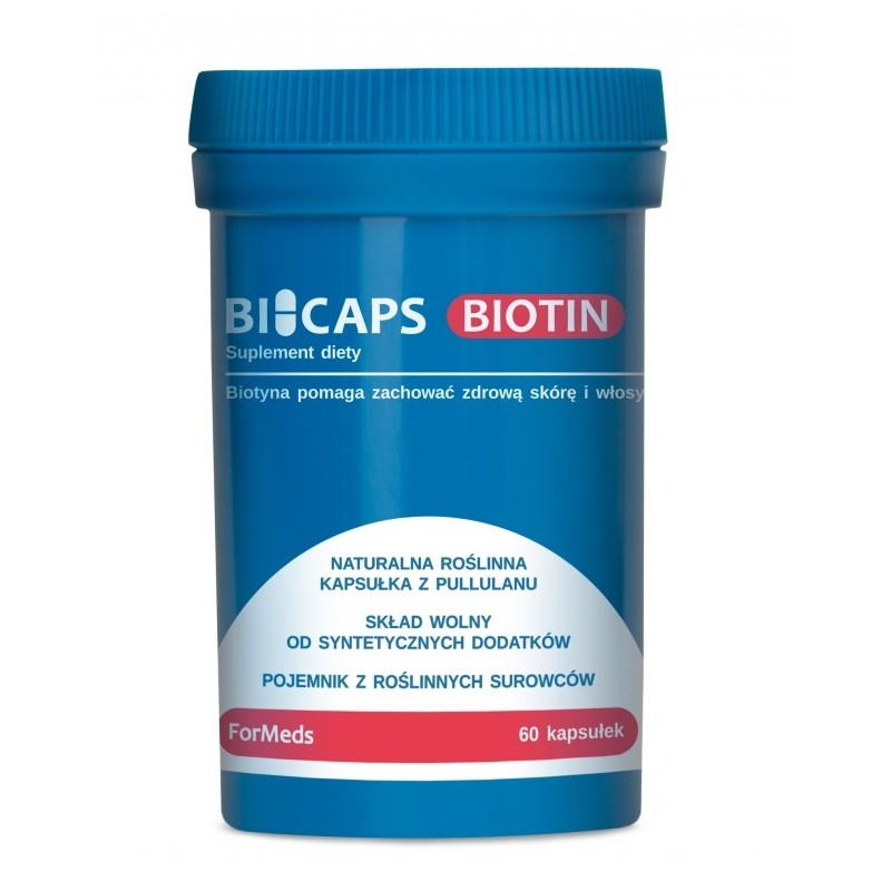 ForMeds BICAPS BIOTIN 60k - biotyna wit. H wit. B7