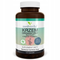 MEDVERITA KRZEM ORGANICZNY 100mg z p. bambusa 120k