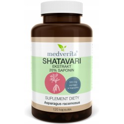 MEDVERITA SHATAVARI ekstrakt 20% saponin - 120 k