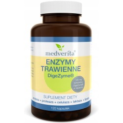 MEDVERITA Enzymy Trawienne DIGEZYME 120 kapsułek