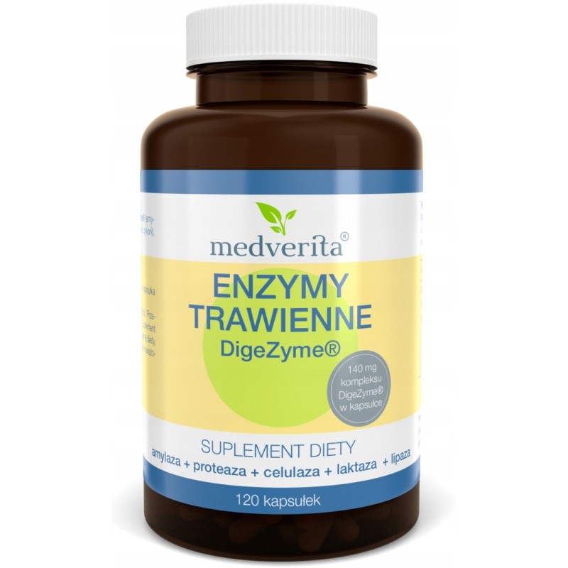 MEDVERITA Enzymy Trawienne DIGEZYME 120 kapsułek