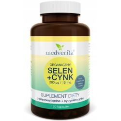 MEDVERITA organiczny selen + cynk cytrynian 120kap