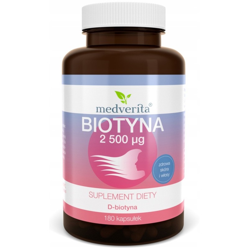 MEDVERITA BIOTYNA 2500 µg 180k | Witamina B7 H