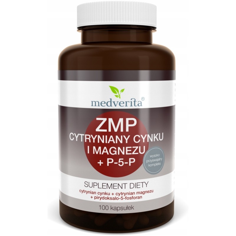 MEDVERITA ZMP CYTRYNIAN CYNK MAGNEZ 100k | ZMA SEN