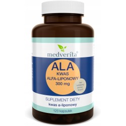 MEDVERITA ALA KWAS ALFA-LIPONOWY 300mg 120 kaps